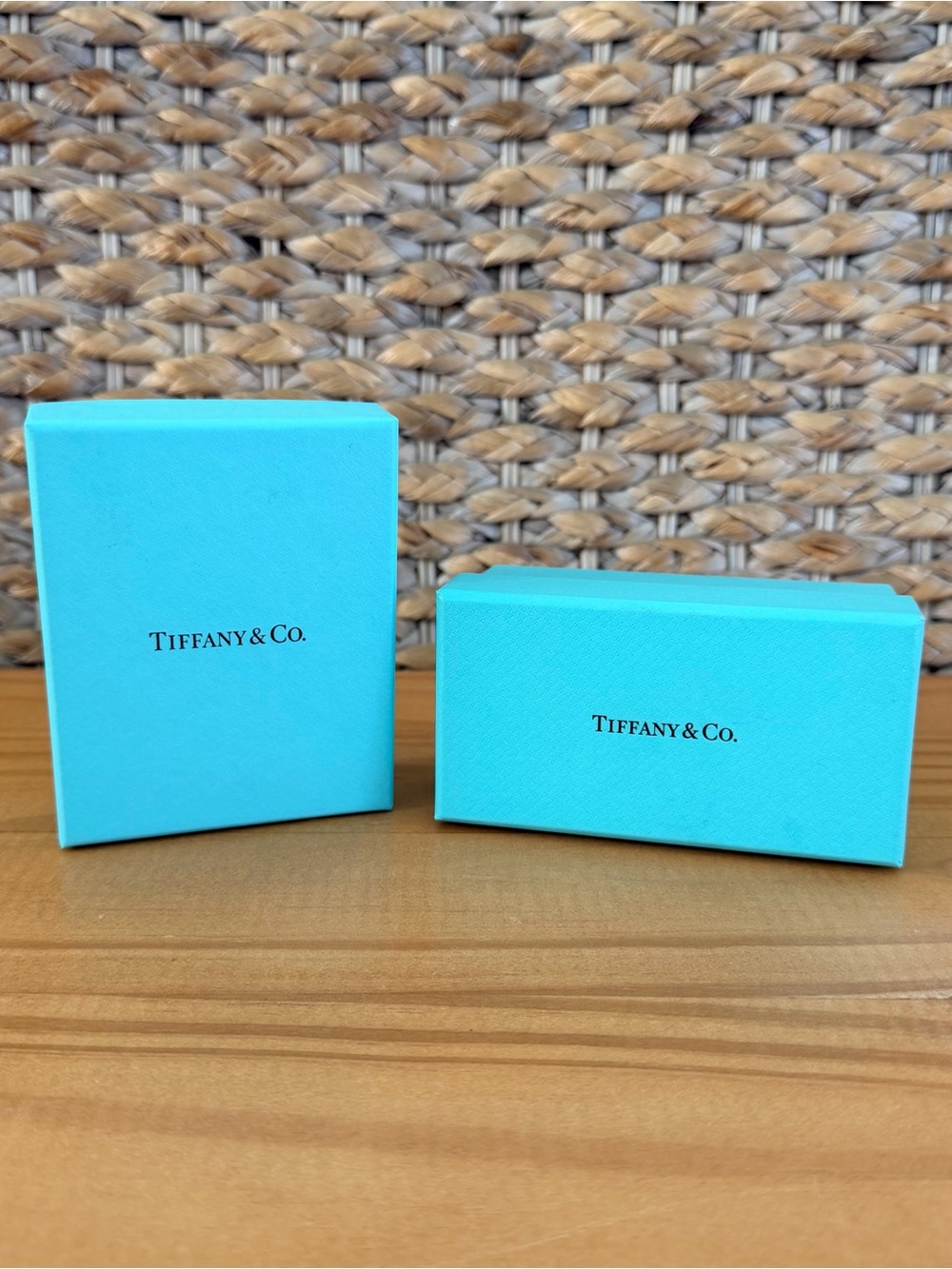 Tiffany & Co. Blue Gift Boxes (2)